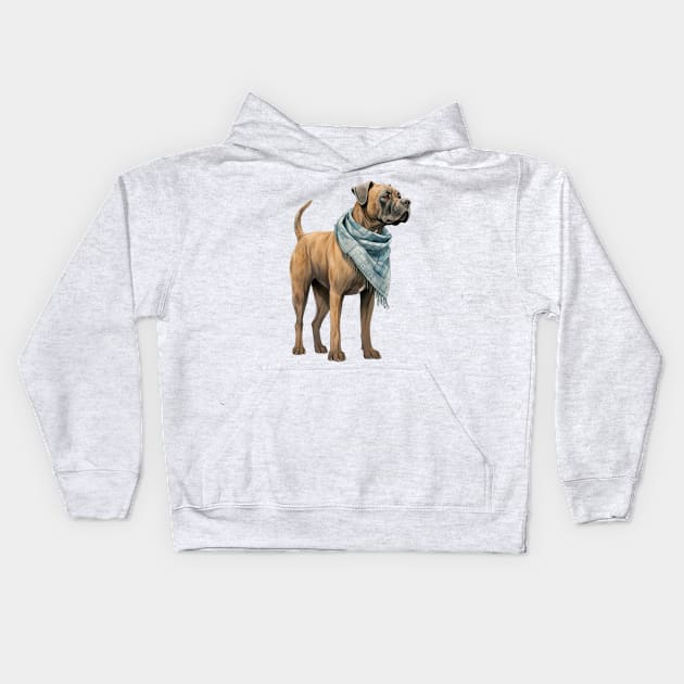 Dog Kids Hoodie by piscoletters